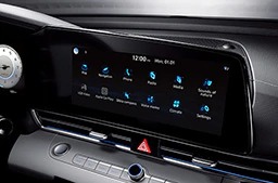 Hyundai Elantra pantalla de navegacion